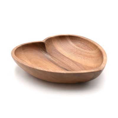 아카시아 나무 전채 요리 접시